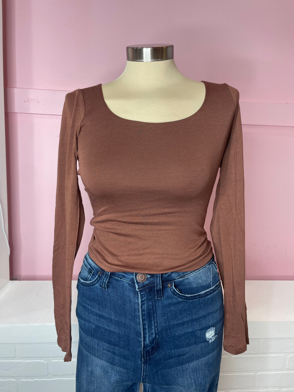 Lea Long sleeve Double Layered Top
