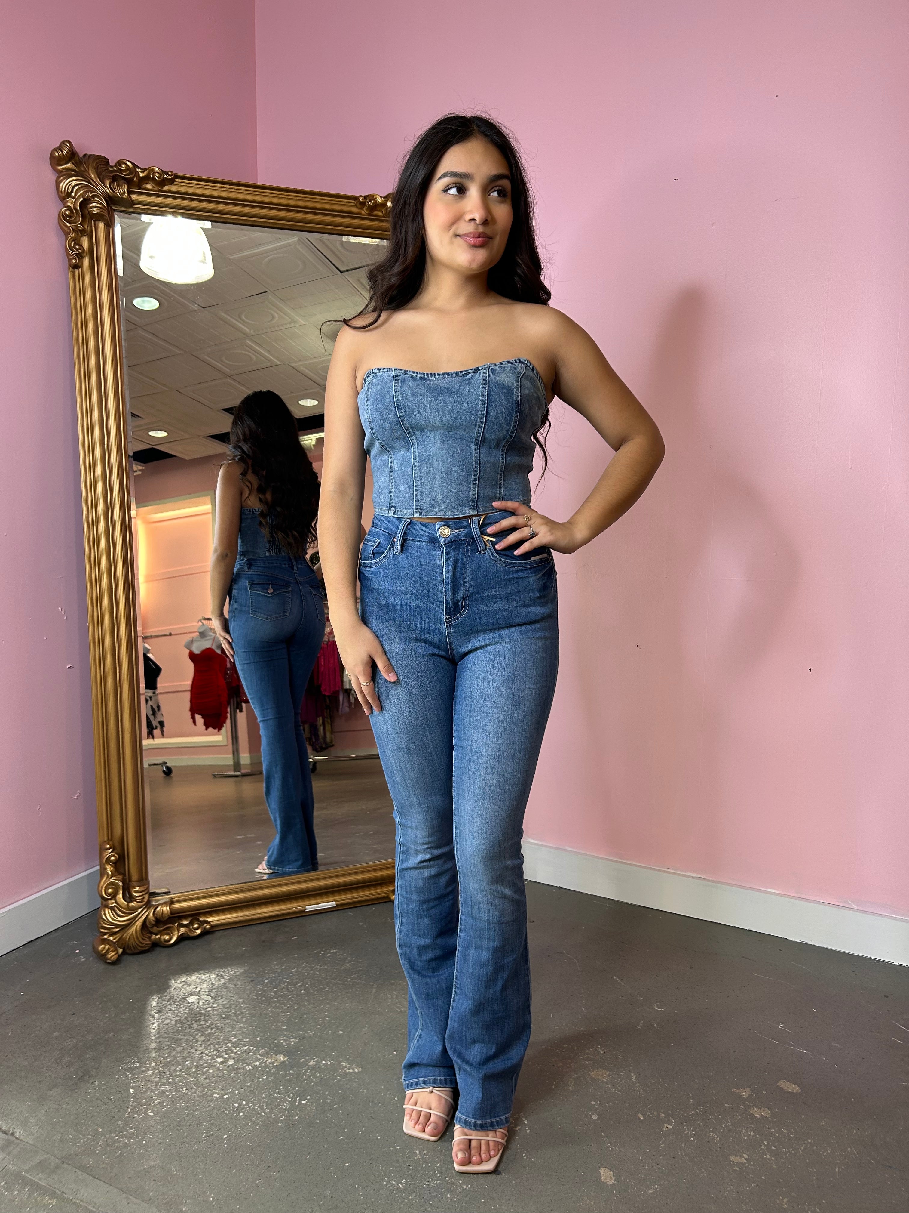 Kacey denim top