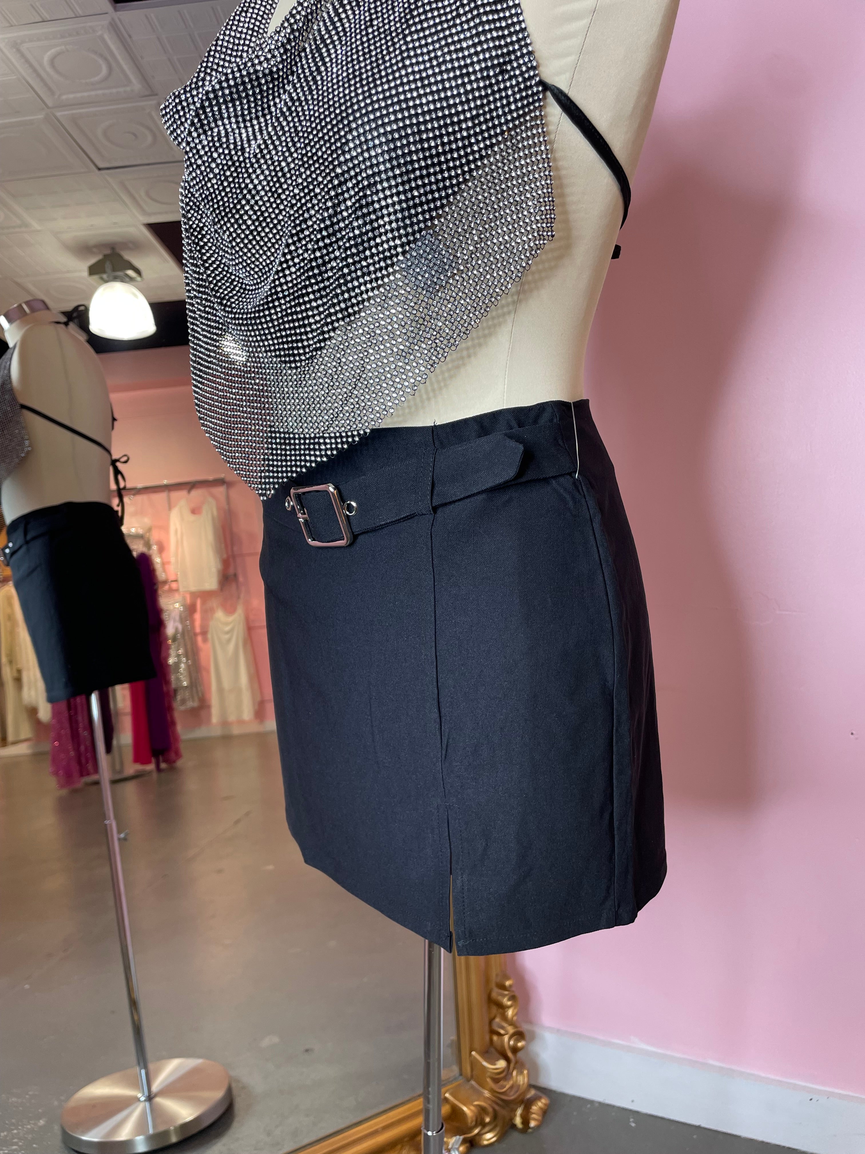 Tonight Belted Skirt