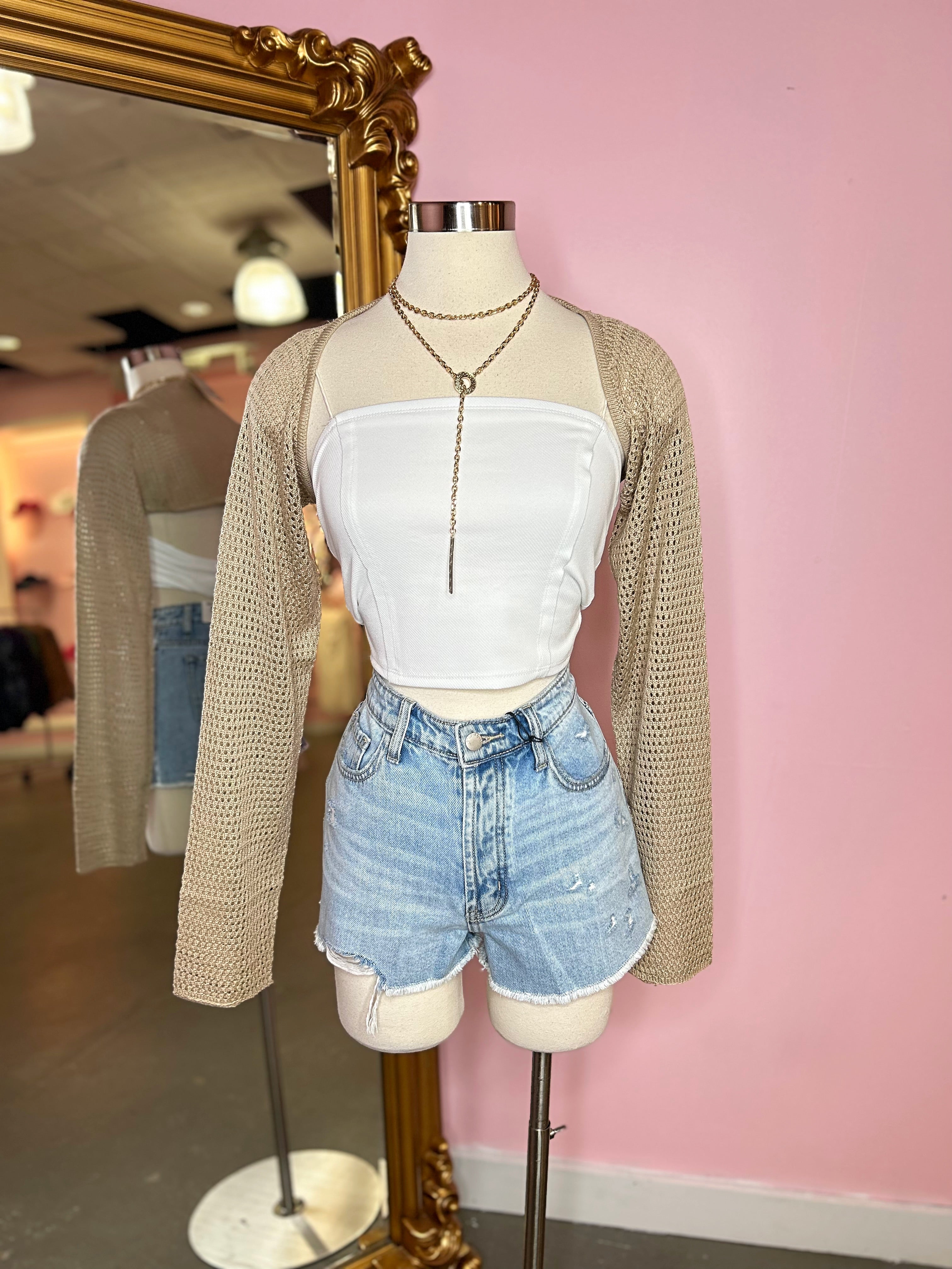 Bianca knit shrug