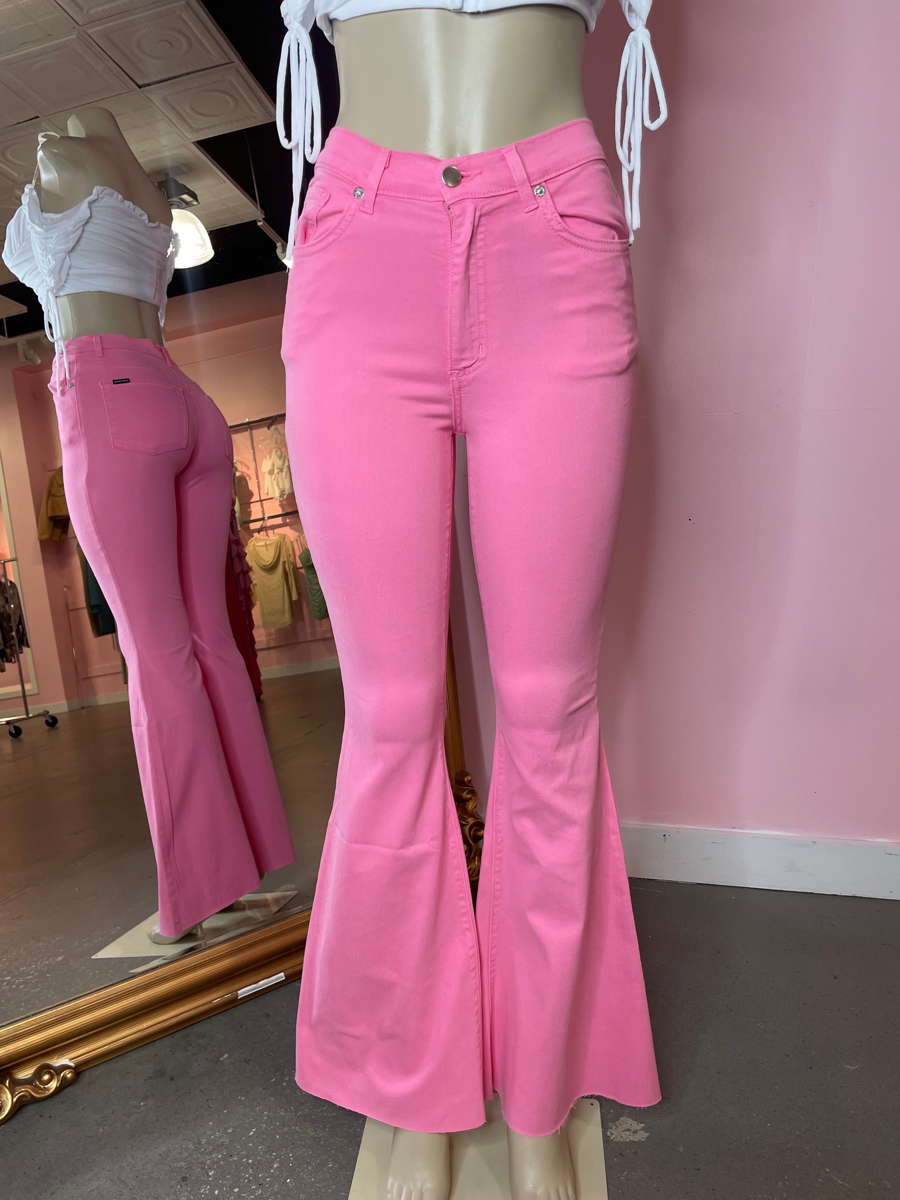 Bubblegum Flare Jeans