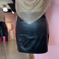 Night Life Leather Skirt