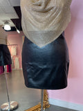 Night Life Leather Skirt