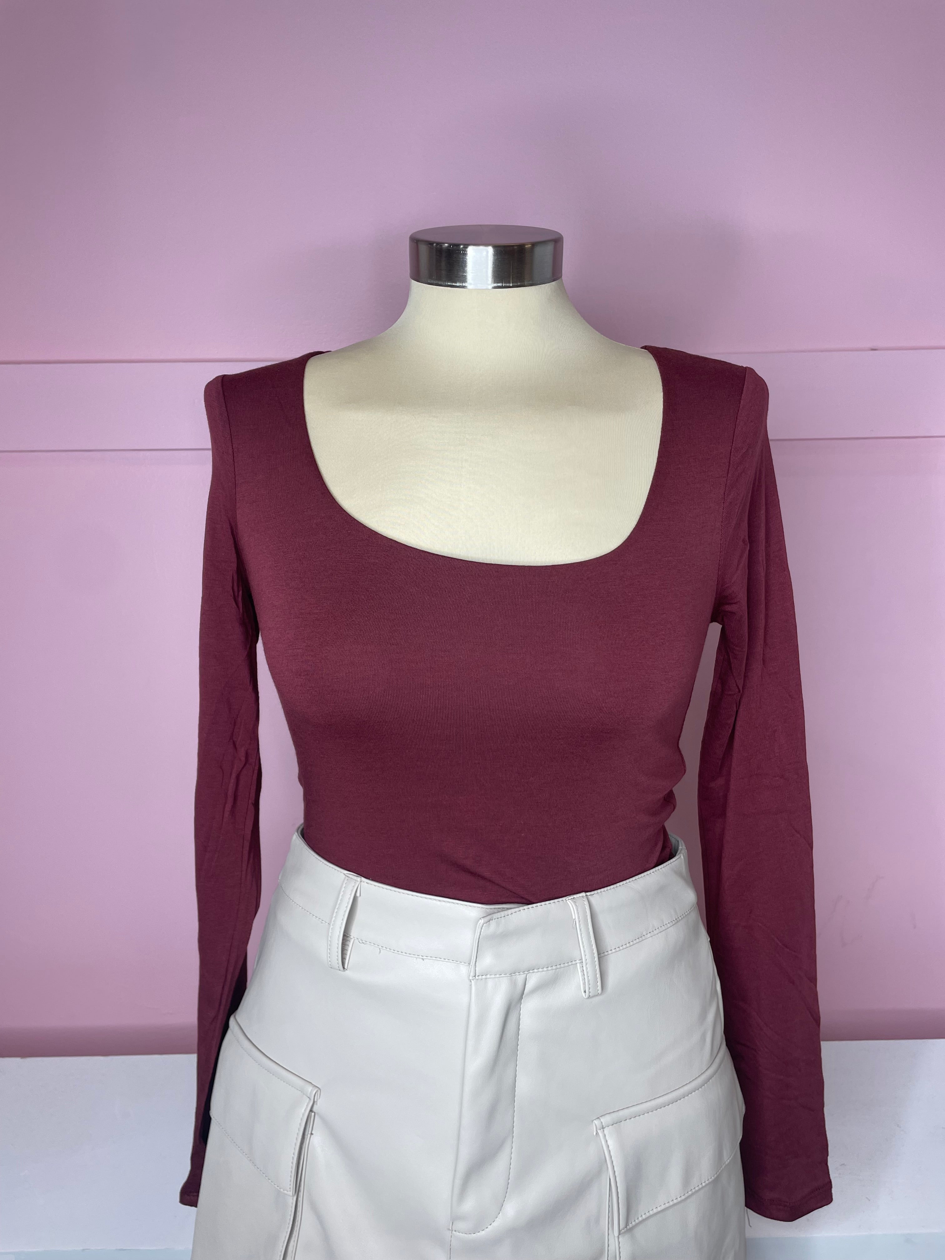 Lea Long sleeve Double Layered Top