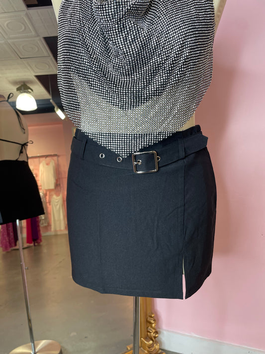 Tonight Belted Skirt
