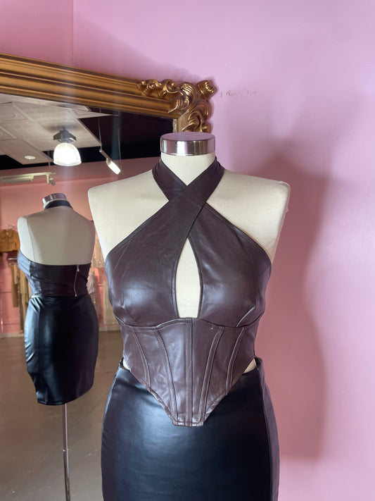 Rhea Halter Top