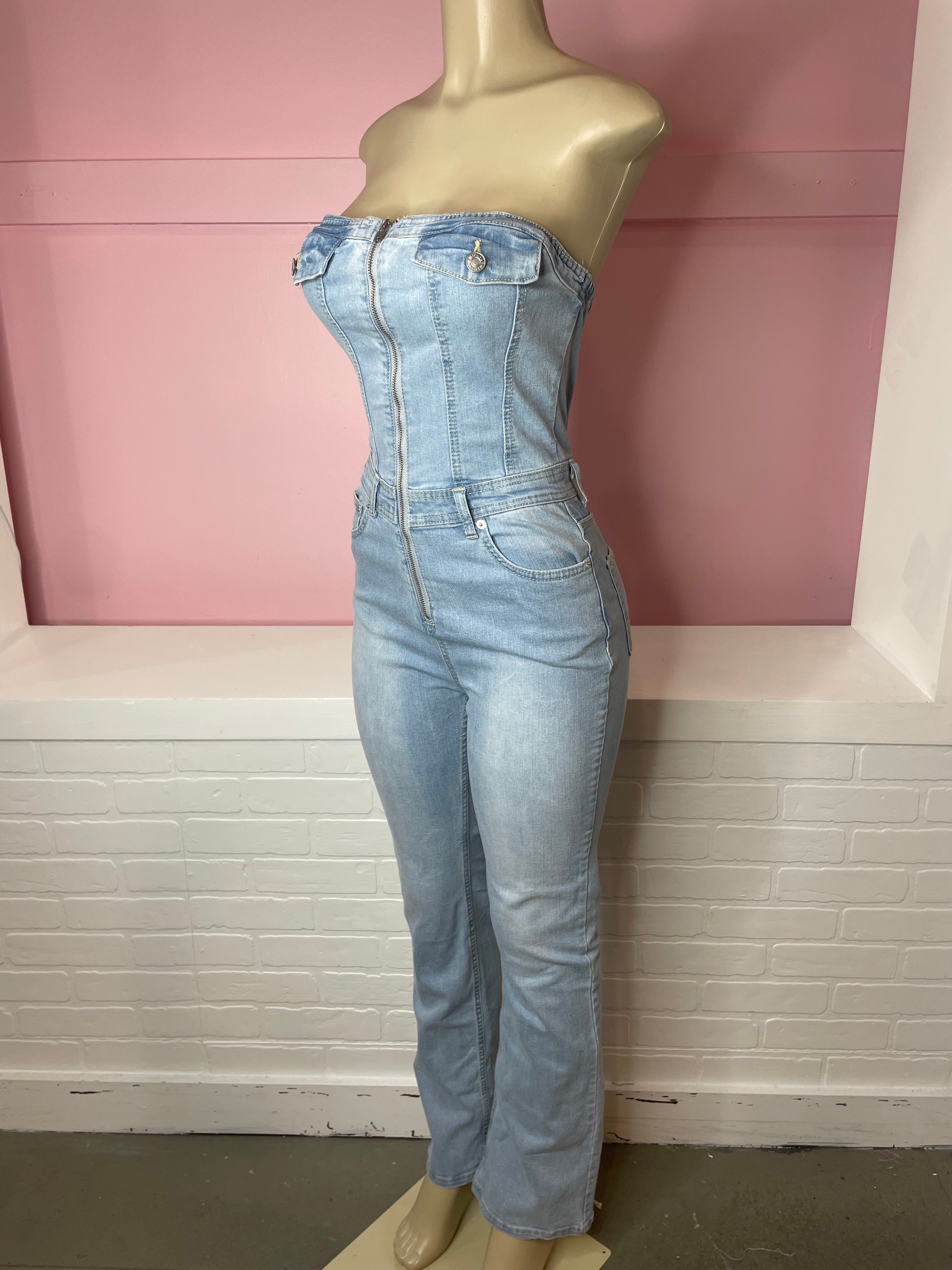 Julianna Denim Jumpsuit