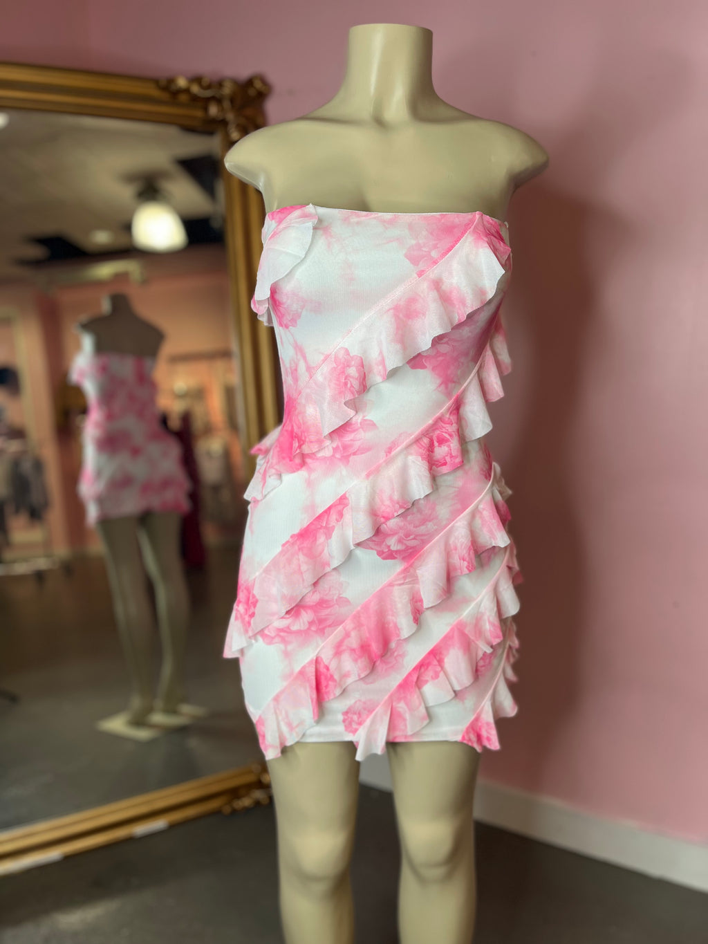 Vicky Ruffle Dress