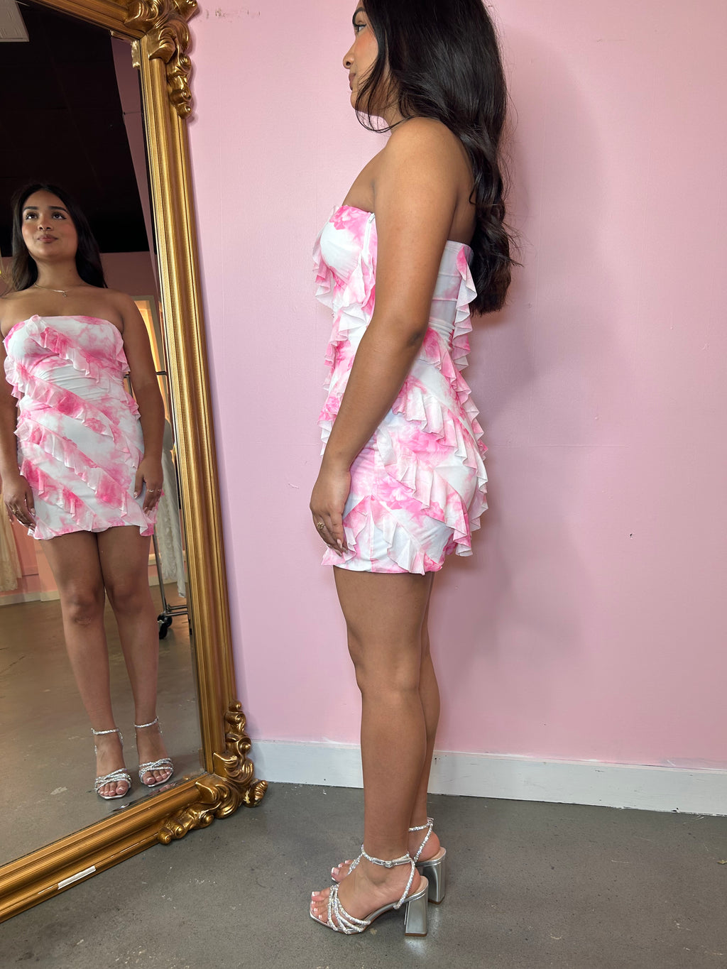 Vicky Ruffle Dress