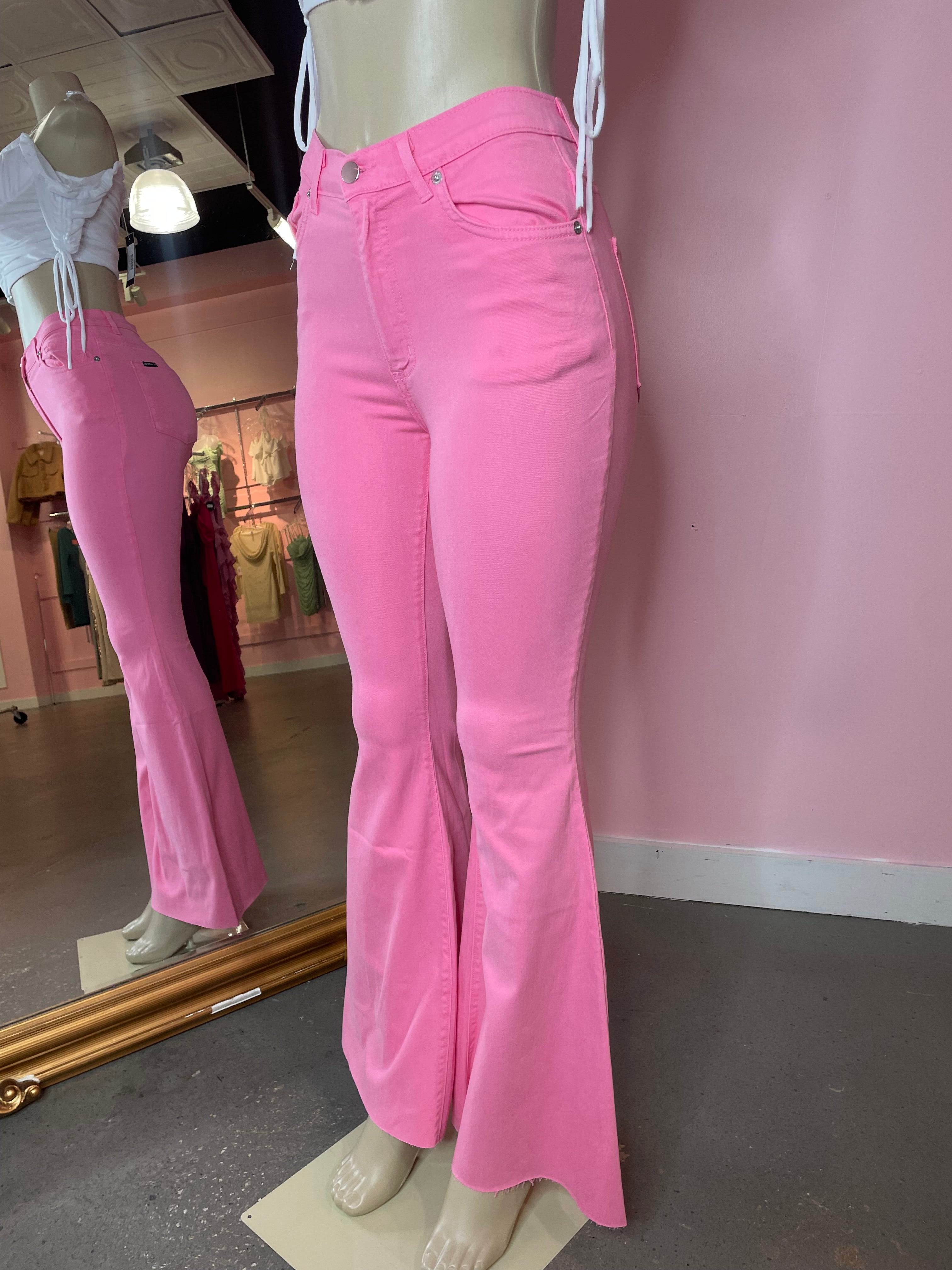 Bubblegum Flare Jeans