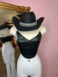 Leana Leather Corset