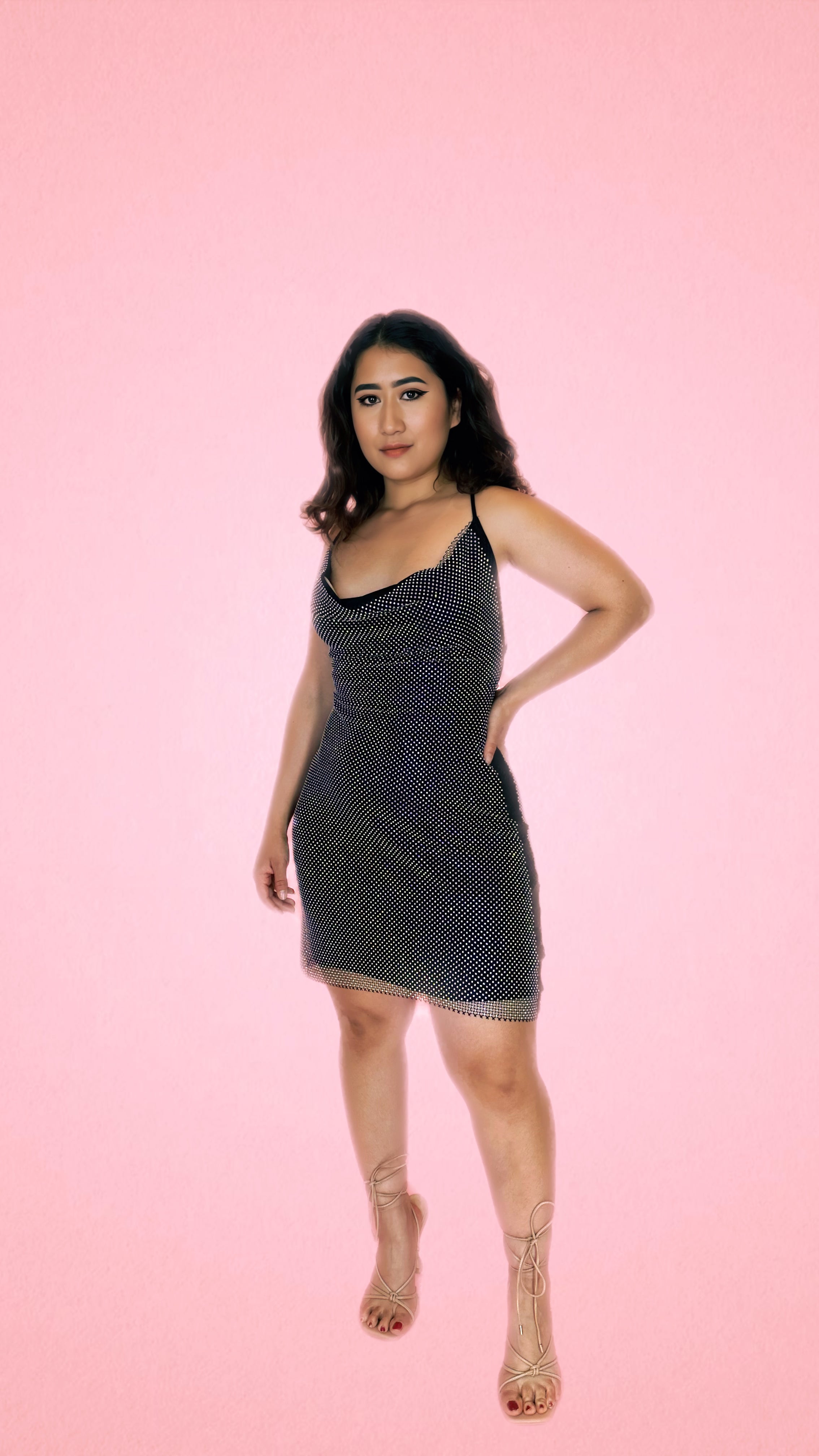 Katie rhinestones dress