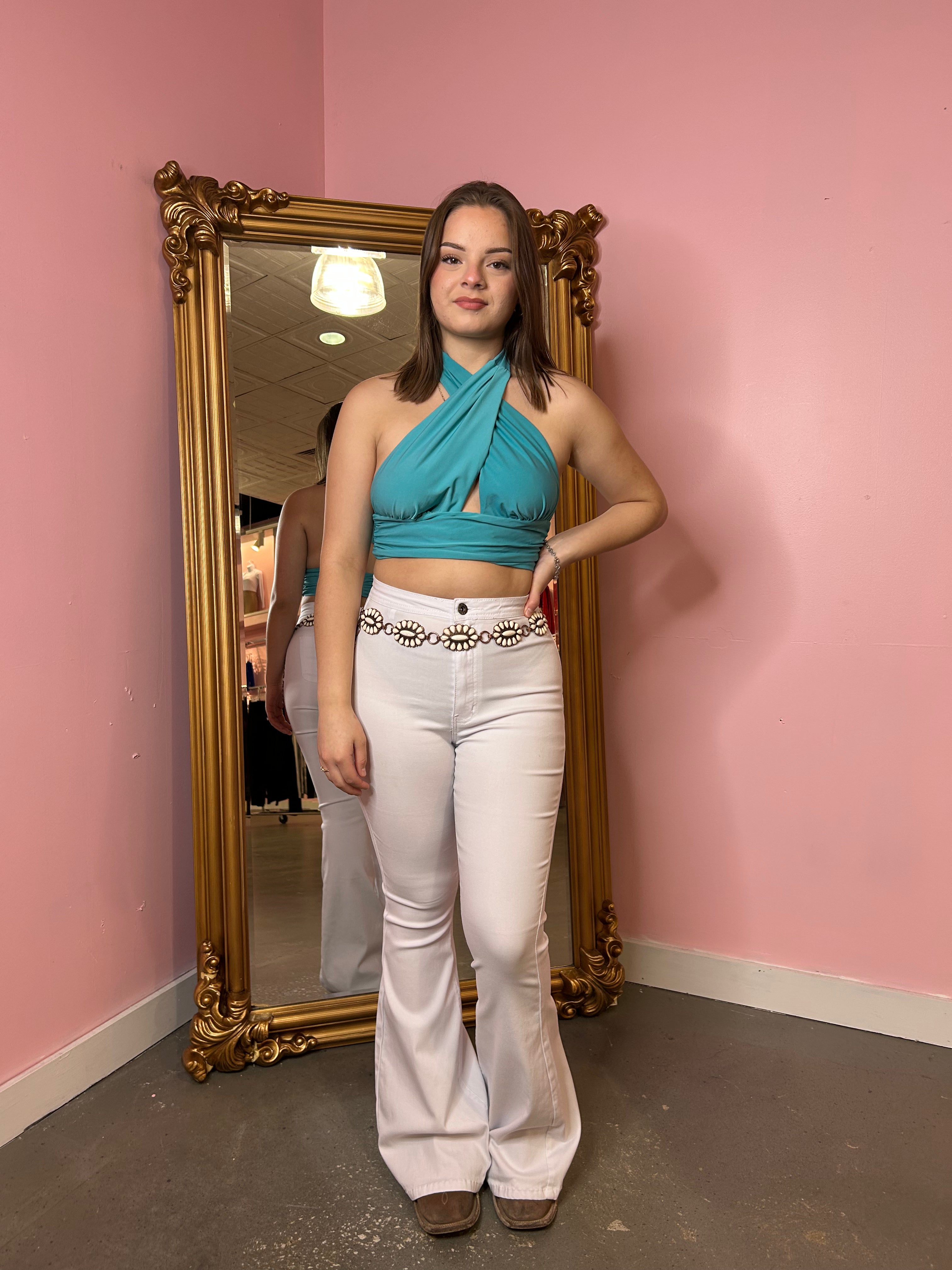 Jade Halter Top