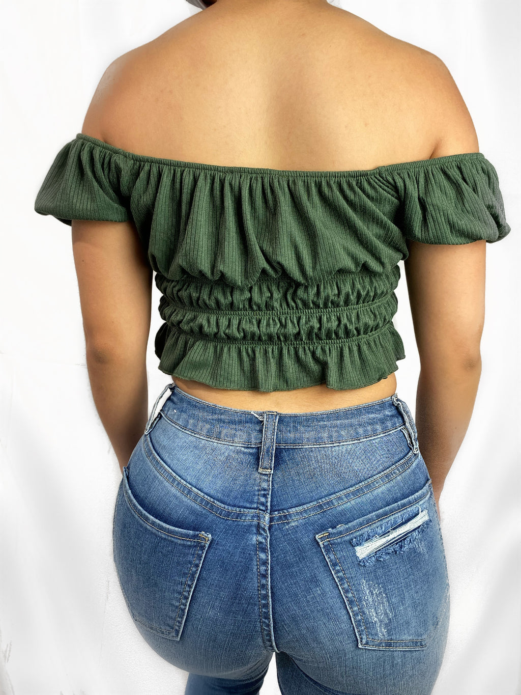 Scrunch Crop Top
