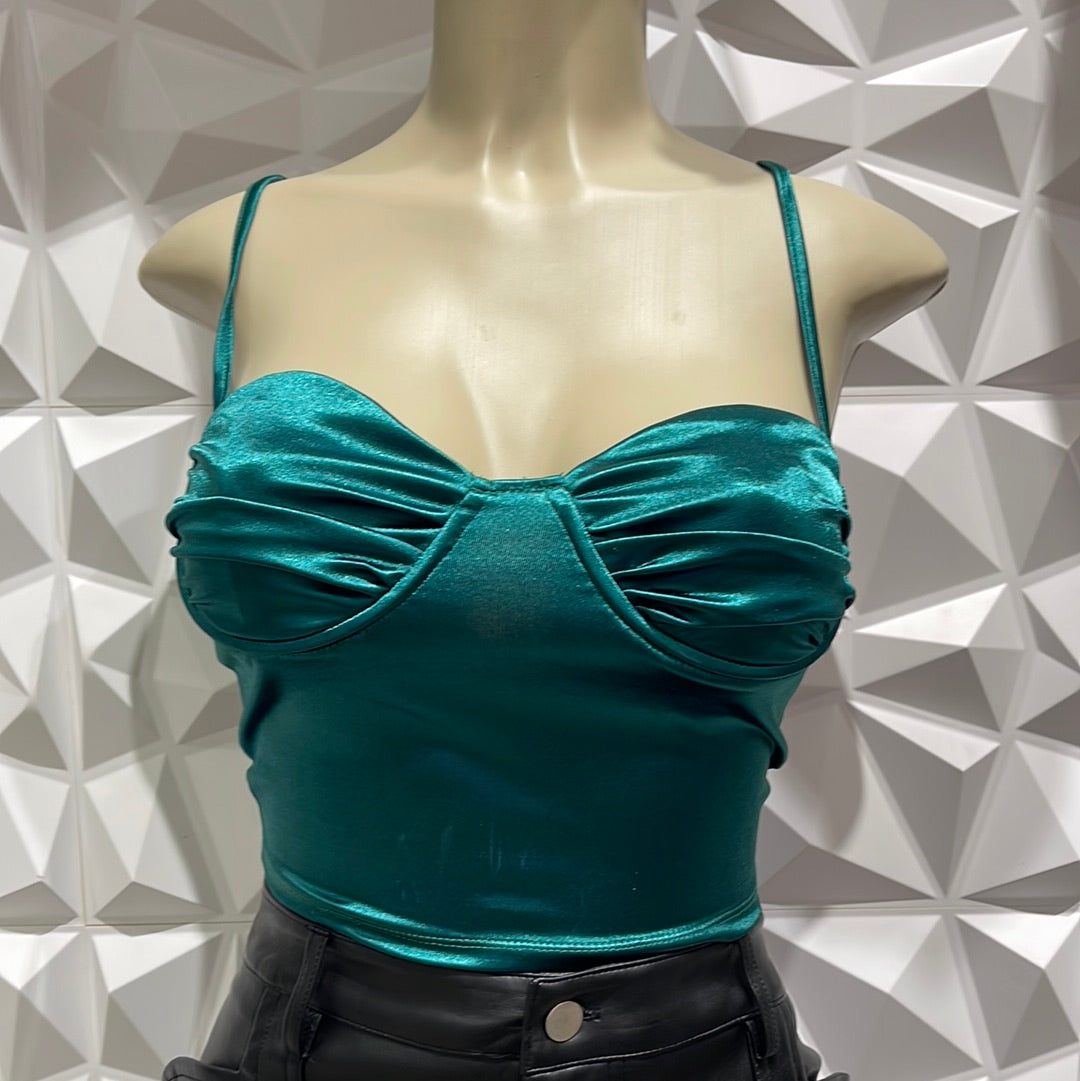 Emerald Silk Top