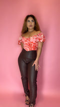 Chocolate Leather Pants