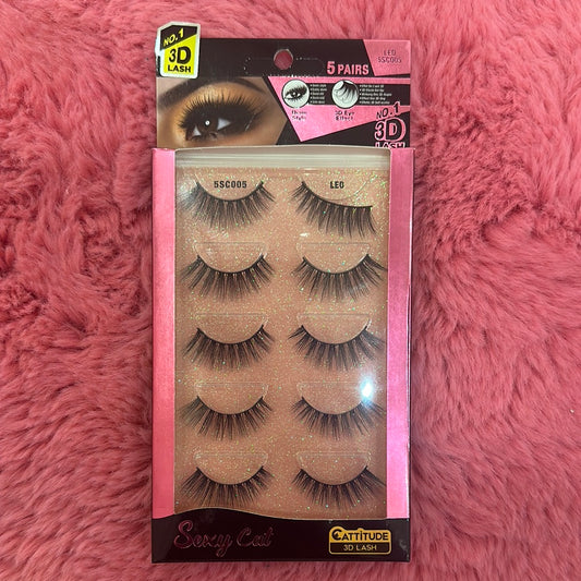 Lashes 5 Pair Style 001